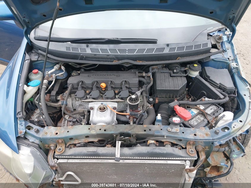 2010 Honda Civic Lx VIN: 2HGFA1F52AH320676 Lot: 39743601