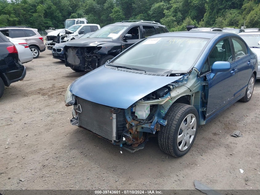 2010 Honda Civic Lx VIN: 2HGFA1F52AH320676 Lot: 39743601