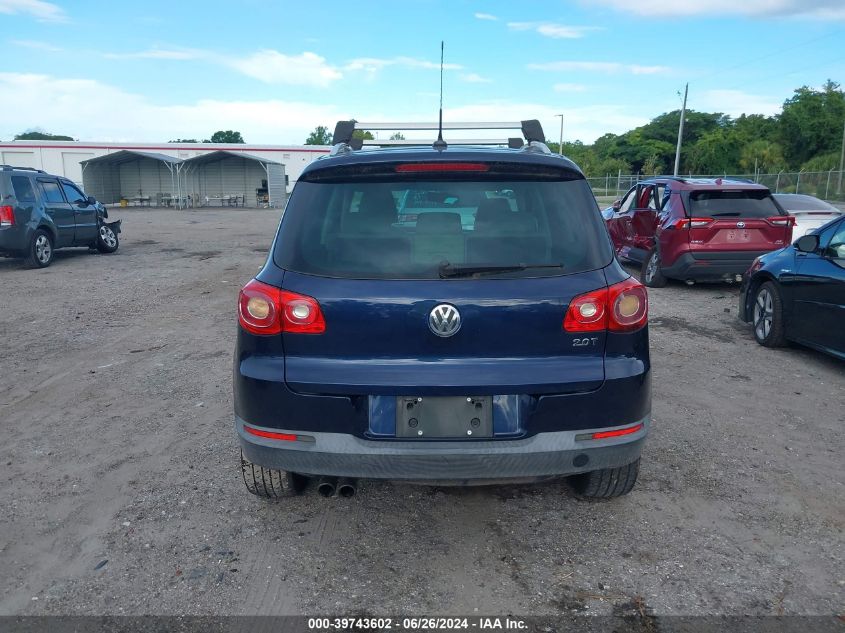 2011 Volkswagen Tiguan S/Se/Sel VIN: WVGAV7AX6BW511315 Lot: 39743602