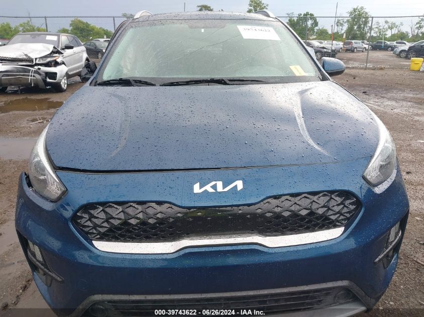 2022 Kia Niro Lx VIN: KNDCB3LC8N5538700 Lot: 39743622