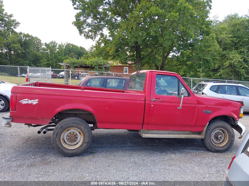 1995 Ford F250 VIN: 1FTHF26H7SNB52129 Lot: 39743639