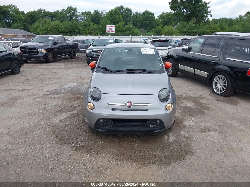 2016 Fiat 500E Battery Electric VIN: 3C3CFFGE0GT229604 Lot: 39743647