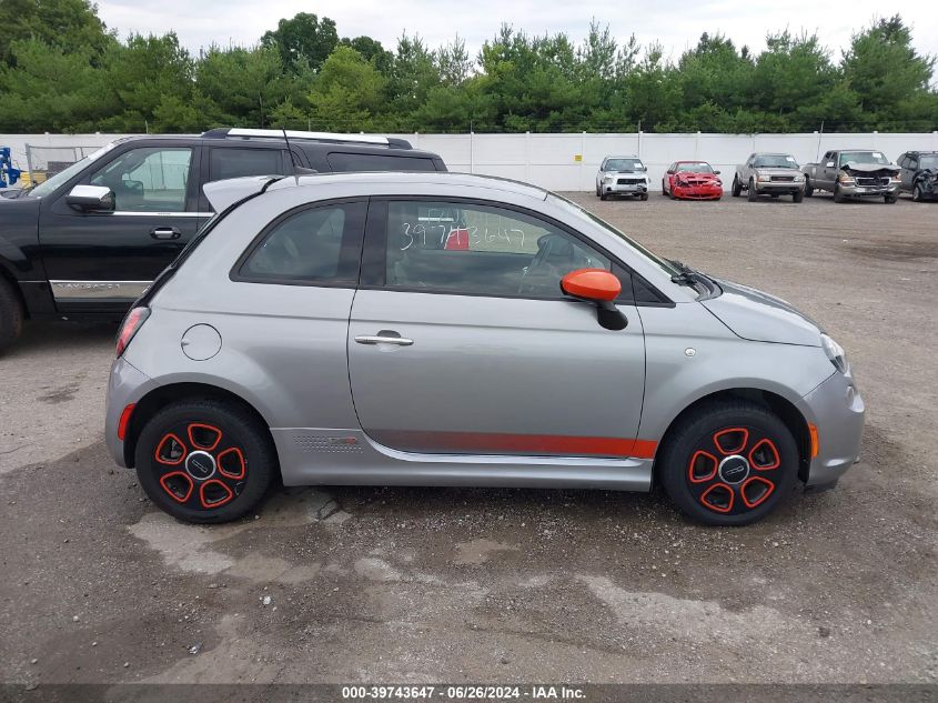 2016 Fiat 500E Battery Electric VIN: 3C3CFFGE0GT229604 Lot: 39743647