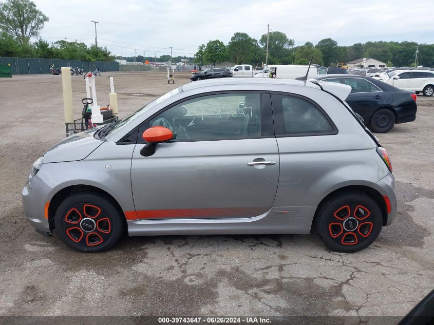 2016 Fiat 500E Battery Electric VIN: 3C3CFFGE0GT229604 Lot: 39743647