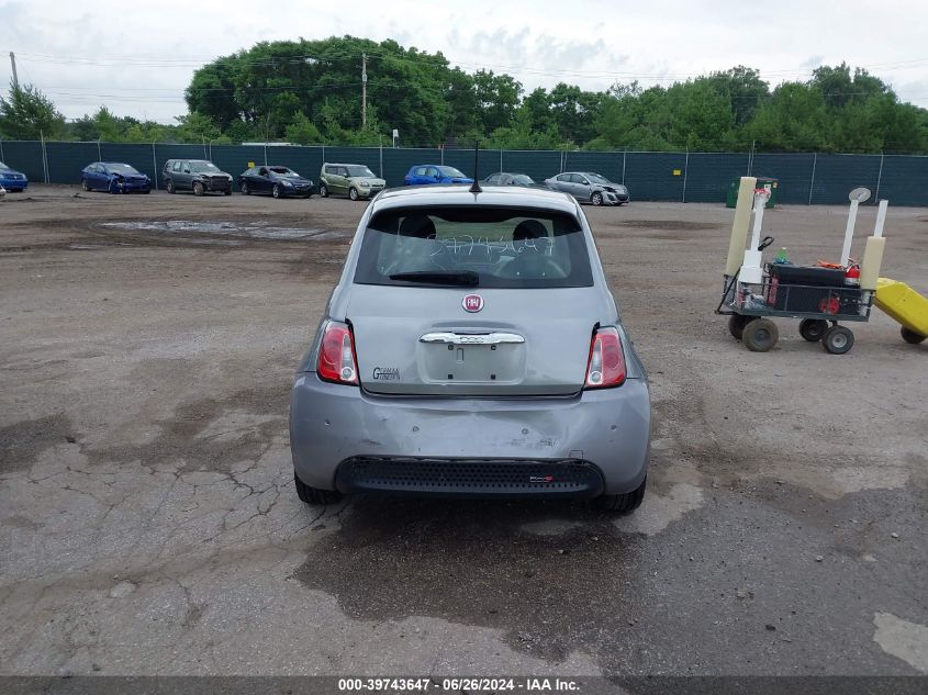 2016 Fiat 500E Battery Electric VIN: 3C3CFFGE0GT229604 Lot: 39743647