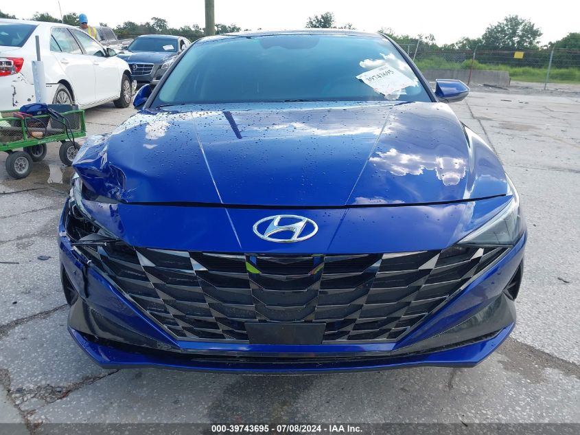 2022 Hyundai Elantra Limited VIN: KMHLP4AG4NU282036 Lot: 39743695