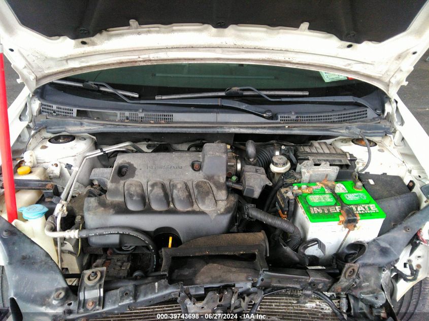 2010 Nissan Sentra 2.0/2.0S/Sr/2.0Sl VIN: 3N1AB6APXAL608628 Lot: 39743698