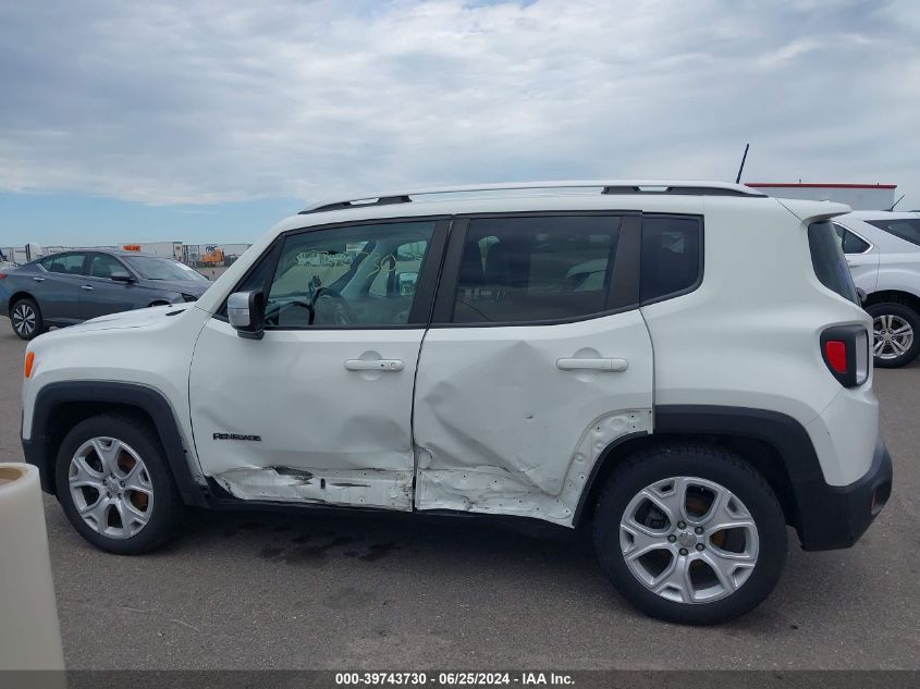 2018 Jeep Renegade Limited Fwd VIN: ZACCJADB9JPJ06189 Lot: 39743730