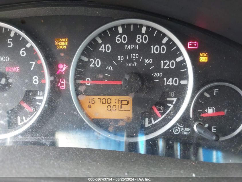 2006 Nissan Pathfinder Se VIN: 5N1AR18WX6C685474 Lot: 39743754