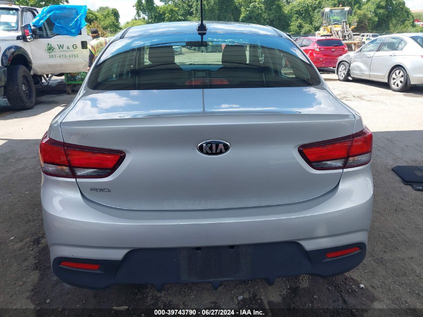 2018 Kia Rio Lx VIN: 3KPA24AB0JE050475 Lot: 39743790