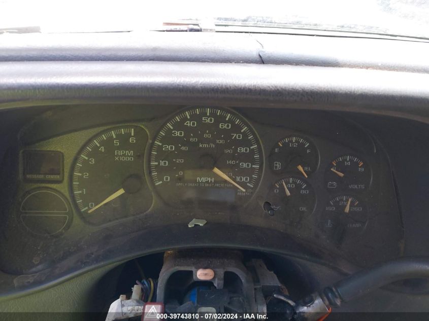 2002 GMC Sierra 1500 Sle VIN: 2GTEK19TX21134024 Lot: 39743810