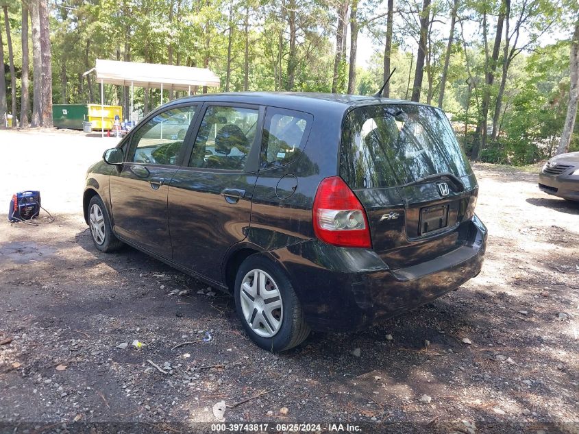 JHMGD38467S066044 | 2007 HONDA FIT