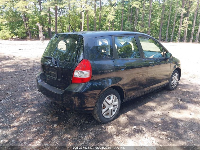 JHMGD38467S066044 | 2007 HONDA FIT