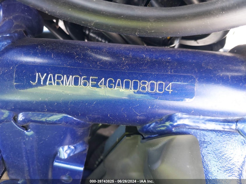2016 YAMAHA FZ07 JYARM06E4GA008004
