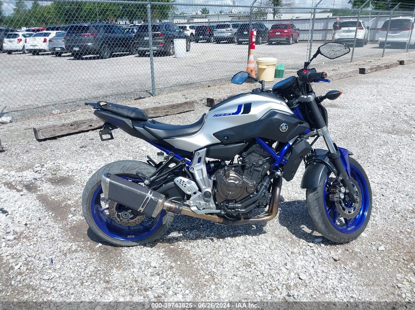 2016 YAMAHA FZ07 JYARM06E4GA008004