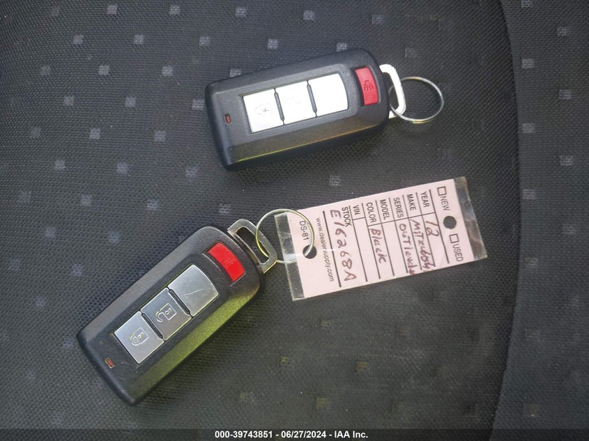 2012 Mitsubishi Outlander Sport Se VIN: JA4AR4AU4CZ000953 Lot: 39743851