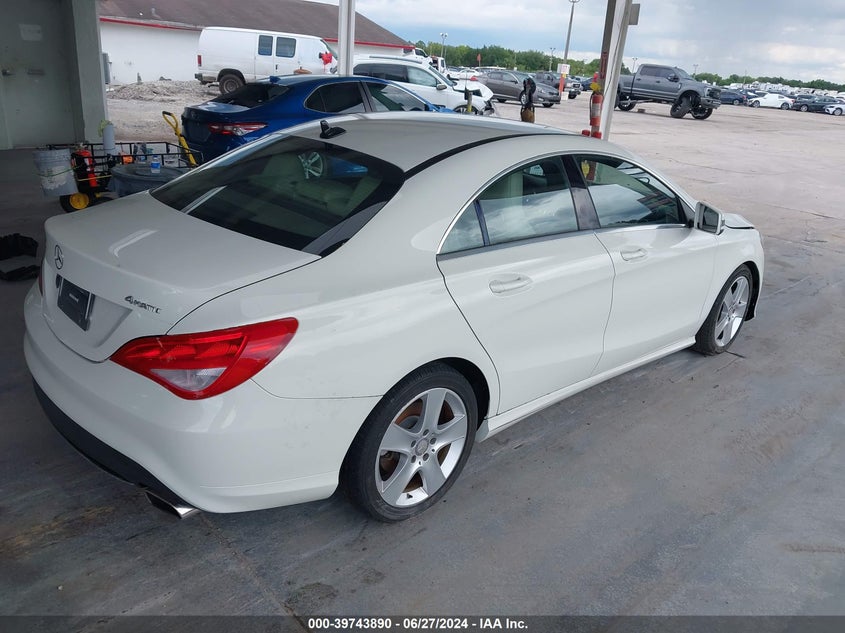 2016 Mercedes-Benz Cla 250 4Matic VIN: WDDSJ4GB0GN354107 Lot: 39743890