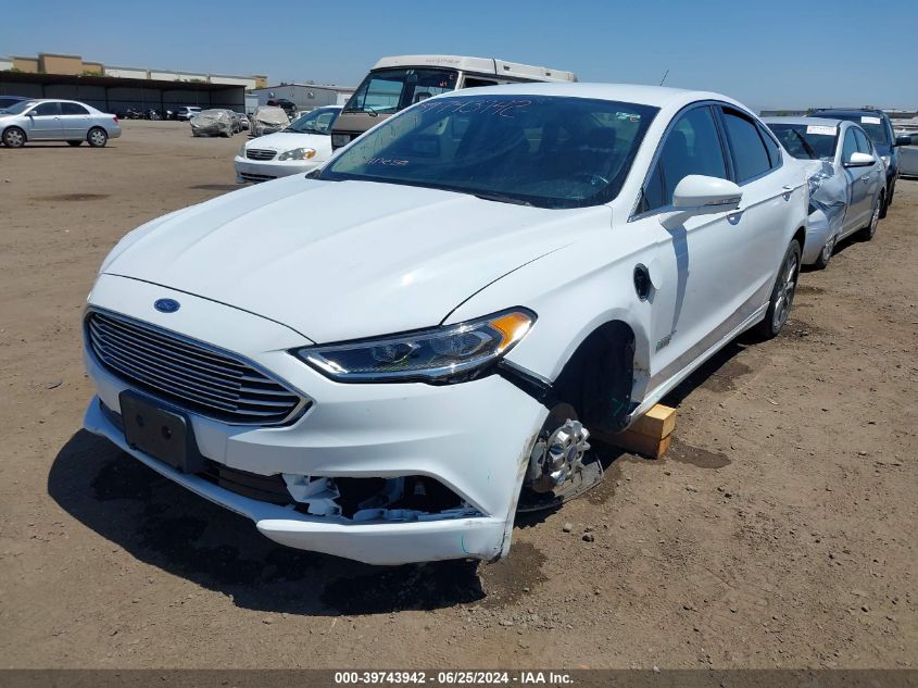 2017 Ford Fusion Energi Se Luxury VIN: 3FA6P0PUXHR379931 Lot: 39743942