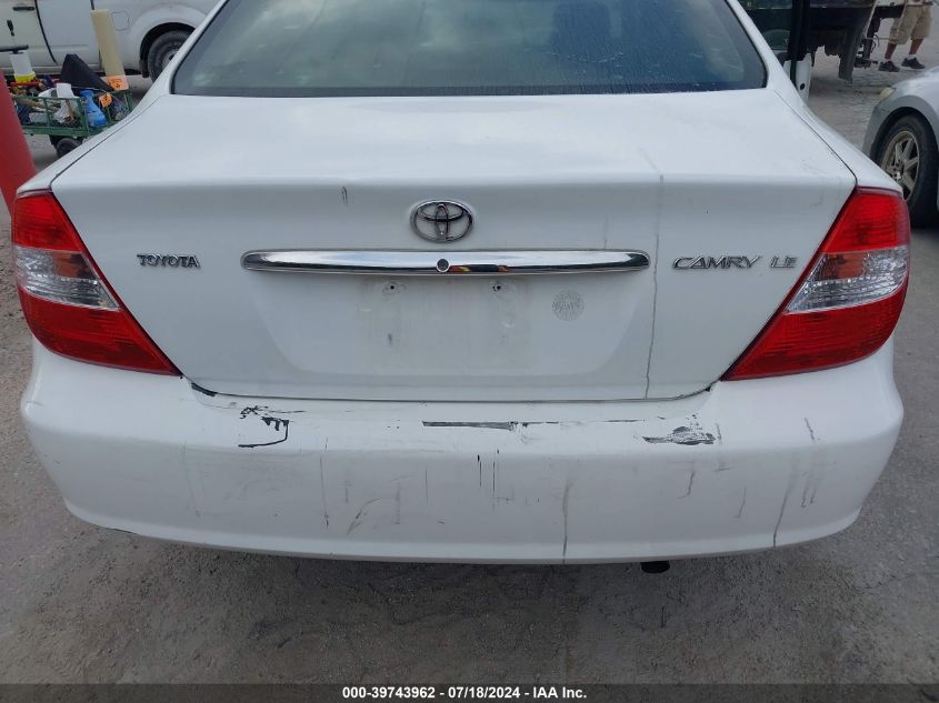 2003 Toyota Camry Le VIN: 4T1BE32K23U133443 Lot: 39743962