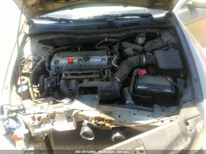 2010 Honda Accord 2.4 Lx VIN: 1HGCP2F39AA045280 Lot: 39743965