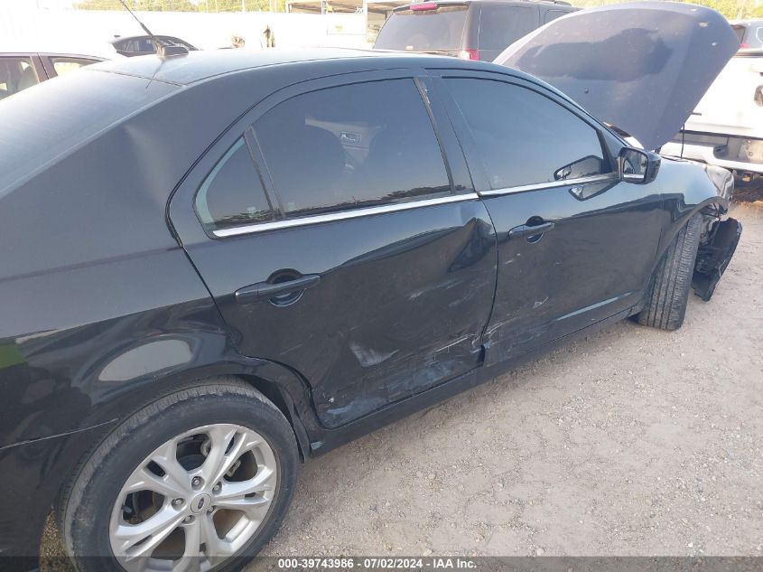 2012 Ford Fusion Se VIN: 3FAHP0HA5CR407589 Lot: 39743986