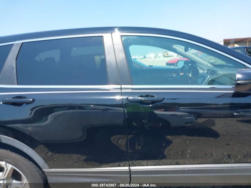 2019 Honda Cr-V Ex-L VIN: JHLRW2H86KX017989 Lot: 39743987