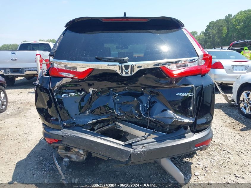 2019 Honda Cr-V Ex-L VIN: JHLRW2H86KX017989 Lot: 39743987