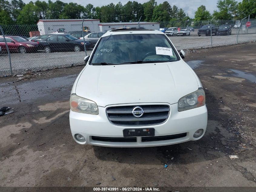 2002 Nissan Maxima Se VIN: JN1DA31D82T437458 Lot: 39743991