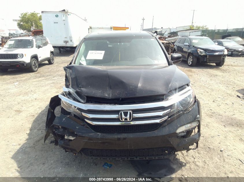 2016 Honda Pilot Exl VIN: 5FNYF6H83GB081411 Lot: 39743998