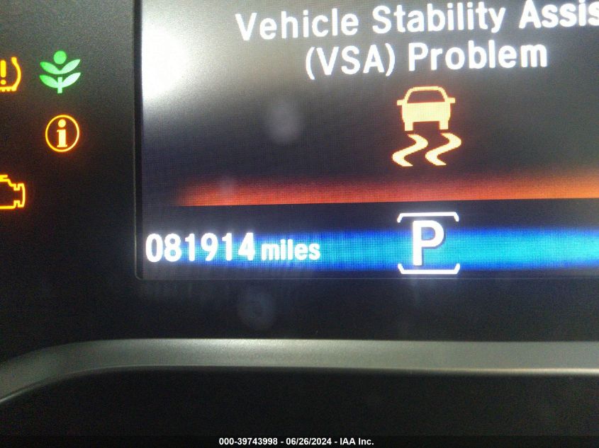 2016 Honda Pilot Exl VIN: 5FNYF6H83GB081411 Lot: 39743998