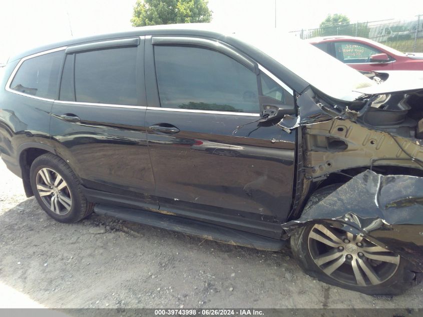 2016 Honda Pilot Exl VIN: 5FNYF6H83GB081411 Lot: 39743998