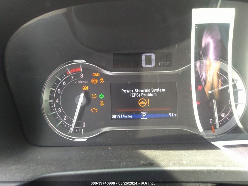 2016 Honda Pilot Exl VIN: 5FNYF6H83GB081411 Lot: 39743998