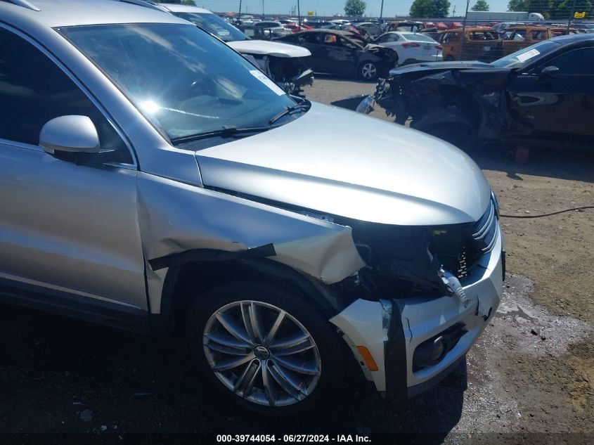 2014 Volkswagen Tiguan Se VIN: WVGBV3AX2EW606813 Lot: 39744054