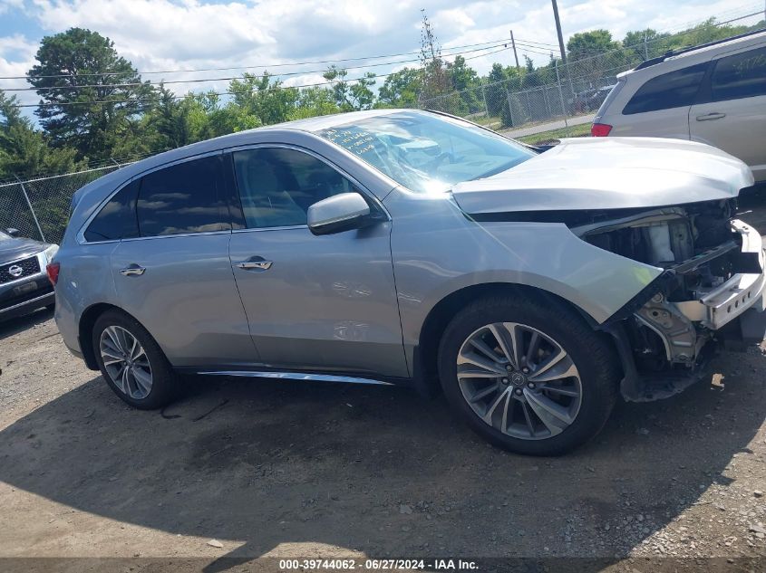 2017 Acura Mdx Technology Package VIN: 5J8YD4H50HL002194 Lot: 39744062