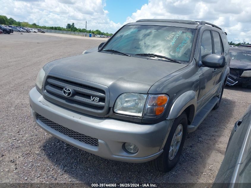 2004 Toyota Sequoia Sr5 V8 VIN: 5TDZT34A94S209551 Lot: 39744065