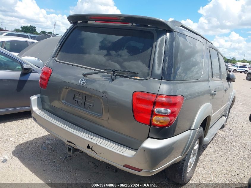 2004 Toyota Sequoia Sr5 V8 VIN: 5TDZT34A94S209551 Lot: 39744065