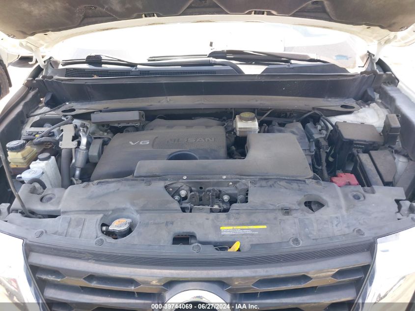 2017 Nissan Pathfinder S VIN: 5N1DR2MN4HC651310 Lot: 39744069