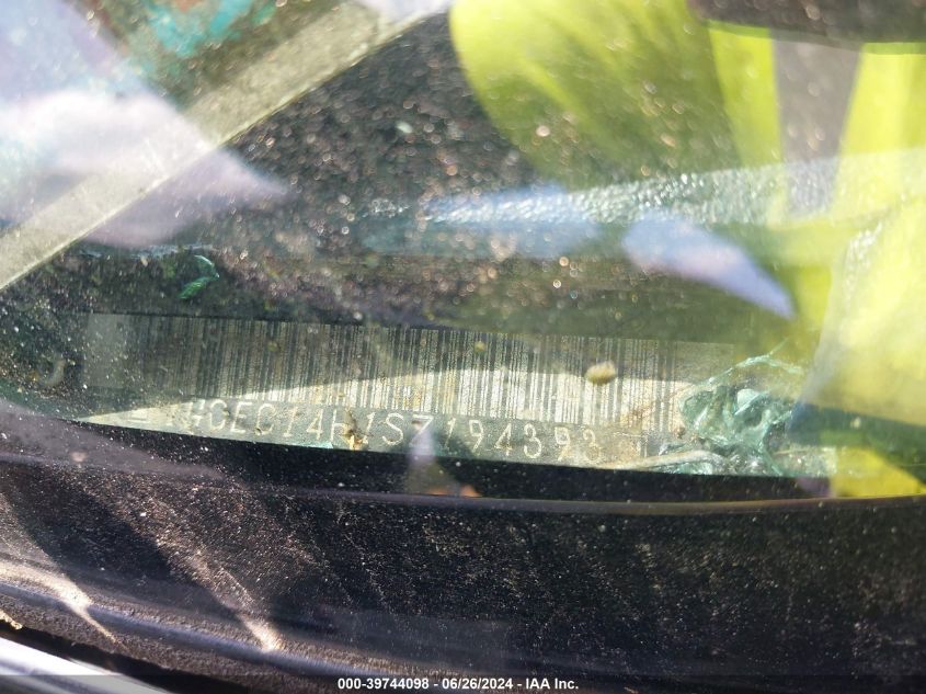 1995 Chevrolet Gmt-400 C1500 VIN: 1GCEC14H1SZ194393 Lot: 39744098