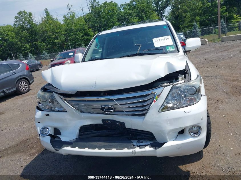 2011 Lexus Lx 570 VIN: JTJHY7AX5B4076645 Lot: 39744118