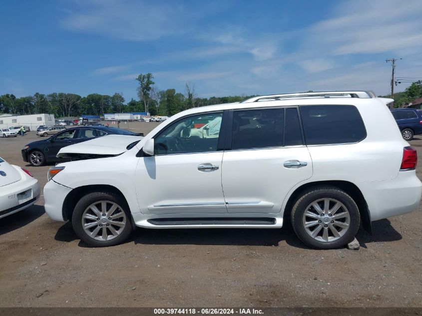 2011 Lexus Lx 570 VIN: JTJHY7AX5B4076645 Lot: 39744118