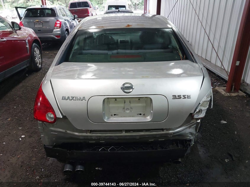 2005 Nissan Maxima Se/Sl VIN: 1N4BA41EX5C830715 Lot: 39744143