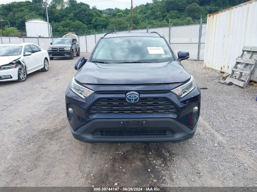 2019 Toyota Rav4 Hybrid Xle VIN: JTMRWRFV4KD027811 Lot: 39744147