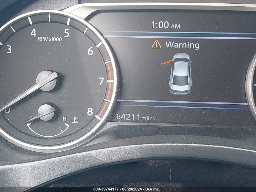 2021 Nissan Altima Sv Fwd VIN: 1N4BL4DV5MN317056 Lot: 39744177