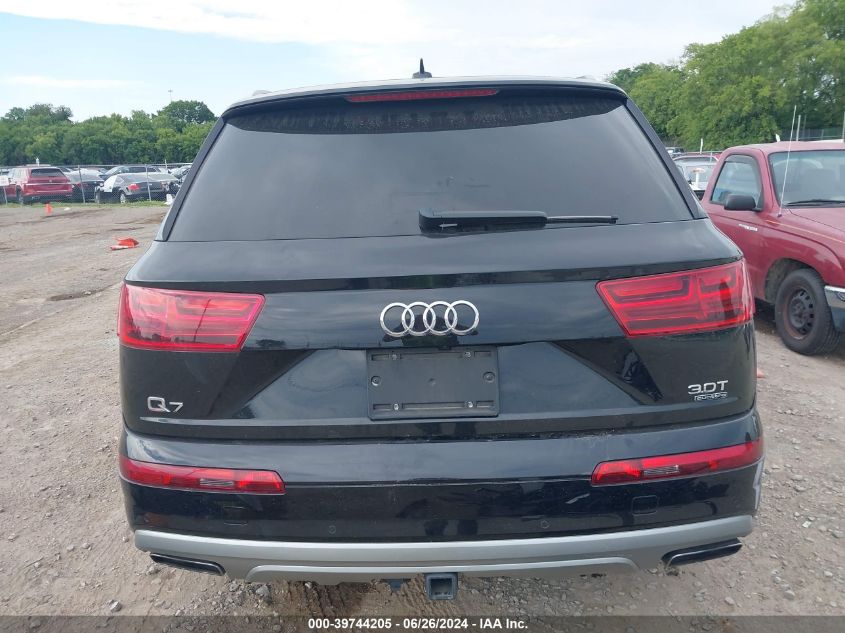 2018 Audi Q7 3.0T Premium VIN: WA1VAAF70JD009606 Lot: 39744205