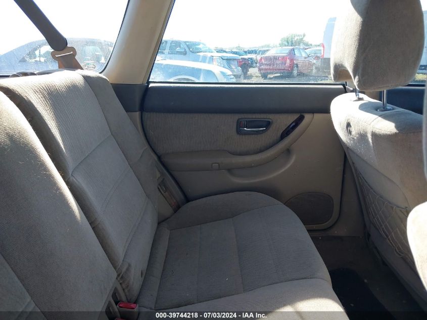 2002 Subaru Outback VIN: 4S3BH665327654573 Lot: 39744218