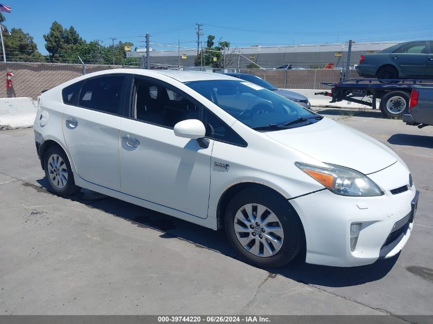 2012 Toyota Prius Plug-In Advanced VIN: JTDKN3DP1C3002622 Lot: 39744220