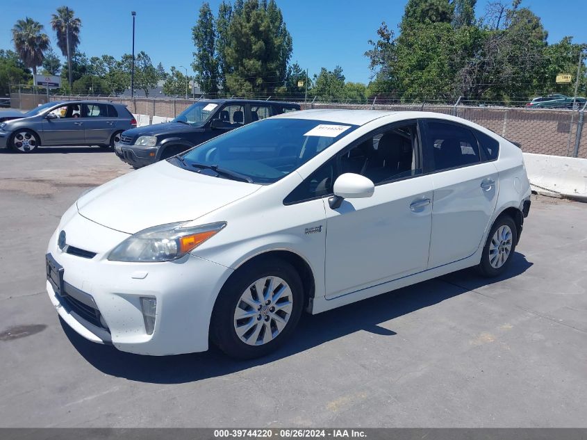 2012 Toyota Prius Plug-In Advanced VIN: JTDKN3DP1C3002622 Lot: 39744220