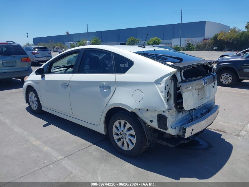 2012 Toyota Prius Plug-In Advanced VIN: JTDKN3DP1C3002622 Lot: 39744220