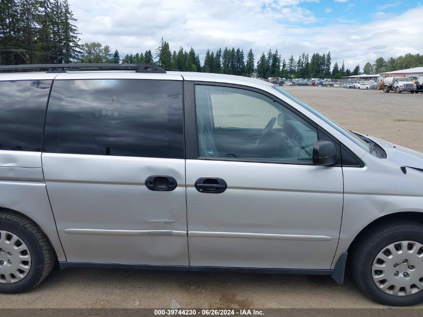 2002 Honda Odyssey Lx VIN: 2HKRL18592H567429 Lot: 39744230