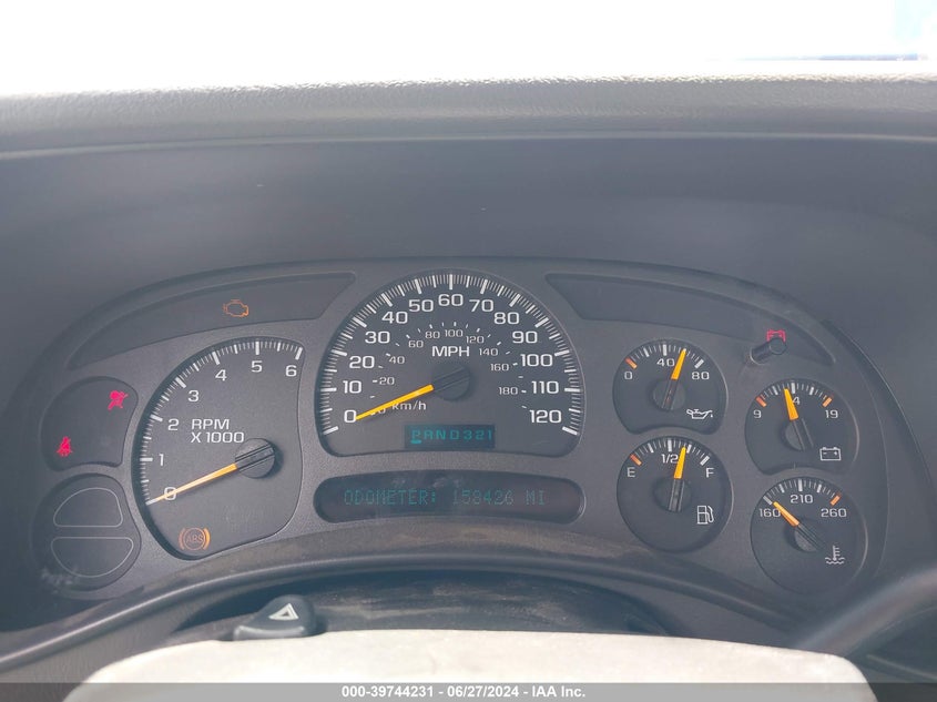 2003 Chevrolet Silverado 1500 Ls VIN: 1GCEC14V63Z190122 Lot: 39744231